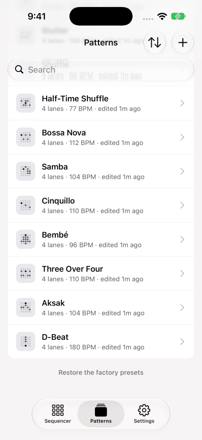 End of the list, the 0.21.0 test build (d43c586c)