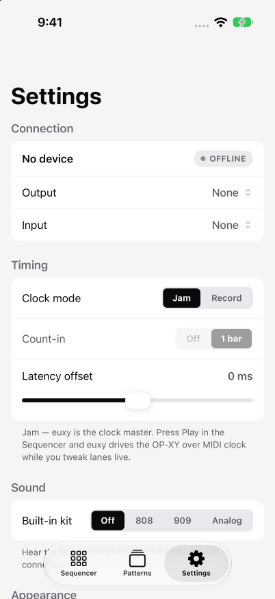 Settings, main (07d5aab)